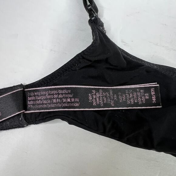 Victorias Secret T-Shirt Push Up Full Coverage Convertible Bra Black 34B - Picture 4 of 7